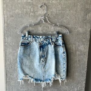 NWT Light Wash Denim Skirt